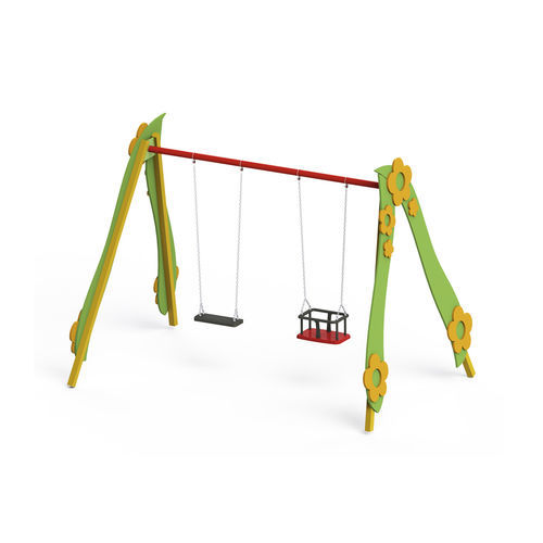 Metallschaukel - GED21 - GOTINSHTAIN EOOD - HDPE / Spielplatz / doppelt