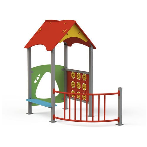 Spielhaus für Spielplätze - H02 - GOTINSHTAIN EOOD - bodenstehend