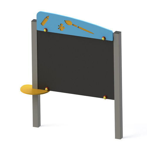 Schwarze Tafel - PP07  - GOTINSHTAIN EOOD - bodenstehend / Metall / HDPE