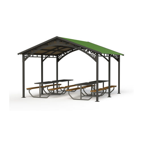 Holzpavillon - GAB11-3  - GOTINSHTAIN EOOD - Metall / HDPE / mit Metallstruktur