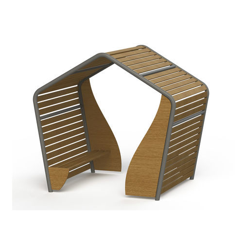 Holzpavillon - GAB15   - GOTINSHTAIN EOOD - Holzdach / mit Metallstruktur / für Spielplätze