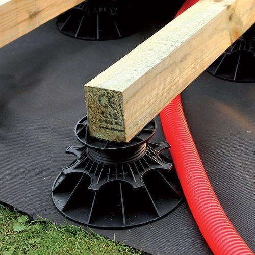 Hitzebeständiger Terrassenpfosten - NIVO® - Cobrafastener - hochbelastbar / wetterbeständig / für Terrasse