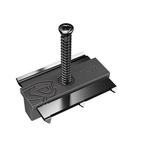 Befestigungssystem für Terrasse - Cobra® HYBRID 7-22 - Cobrafastener - Edelstahl / Polypropylen / für Thermokiefer
