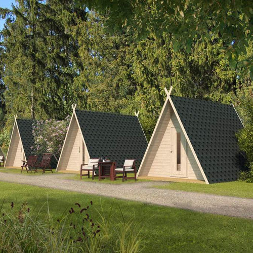 Bungalow-Stil-Mikrohaus - Inmedias - modern / Holz / Holz