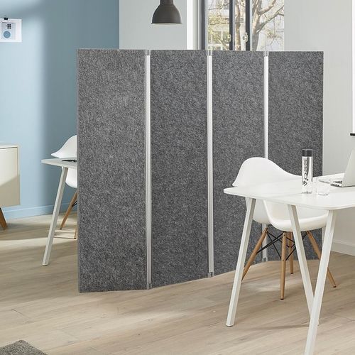Moderner Paravent - DIVI smart® - ropimex - Polyester / für Gewerbegebrauch / tragbar
