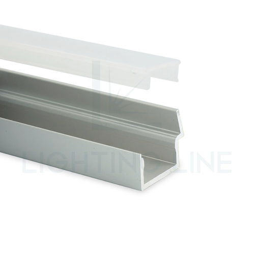 Beleuchtungsprofil für Aufbau - PR-SL16-16 - Ledpoint - Einbau / LED / Aluminium