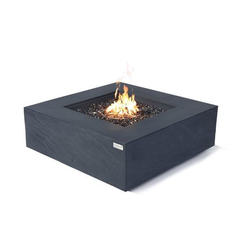 Garten-Feuerstelle / Gas - ELEMENTI PLUS - RORAIMA - ELEMENTI - Verbundwerkstoff / Beton / Hartglas