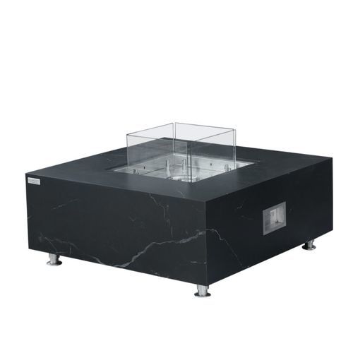 Garten-Feuerstelle / Bioethanol - ELEMENTI ECO - SOFIA - ELEMENTI - Metall / Edelstahl / Marmor