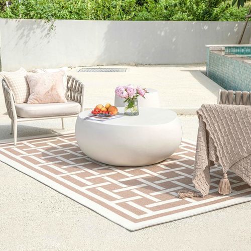 Moderner Couchtisch - IKARIA - ELEMENTI - Beton / Glasfaserbeton / rechteckig