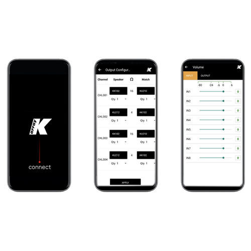 Mobile Applikation / Kontroll - K-CONNECT - K-array - Audio / Android / iOS