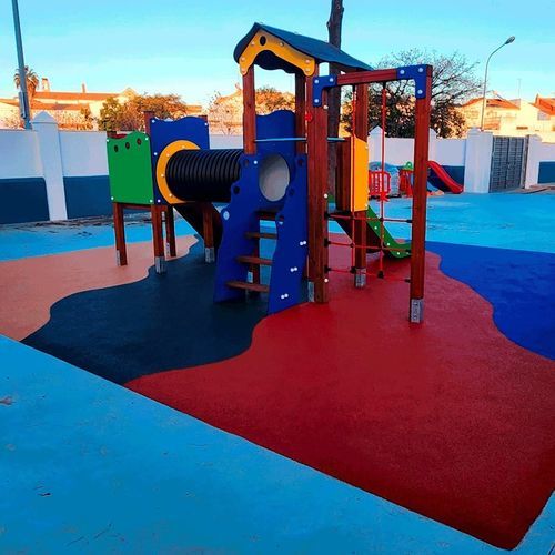 Fliesenbodenbelag - KIDPLAY   - ECOCAUCHO S.L. - Elastomer / für den Innenraum / für den Außenbereich