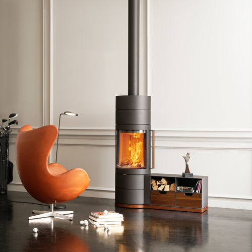 Holz-Kaminofen - Lux - AUSTROFLAMM - 7 kW / freistehend / modern