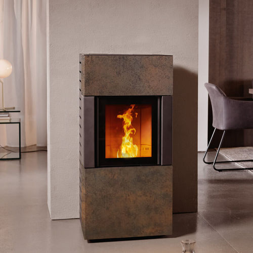 Pelletkaminofen - Percy - AUSTROFLAMM - 8 kW / freistehend / modern