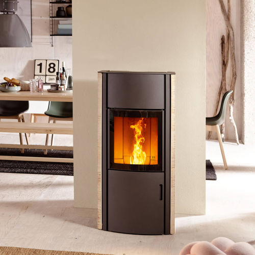 Pelletkaminofen - Polly light - AUSTROFLAMM - 9 kW / freistehend / modern