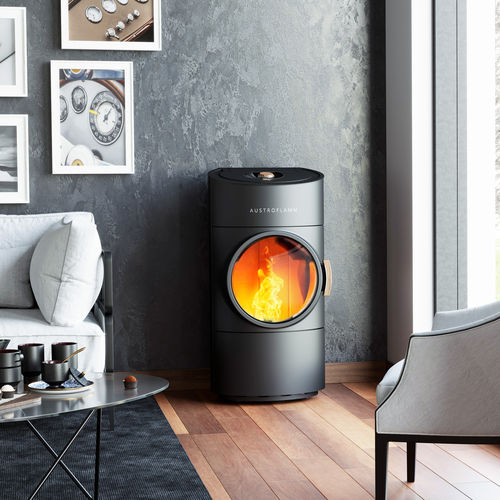 Pelletkaminofen - Clou Compact - AUSTROFLAMM - 6 kW / auf Füßen / modern