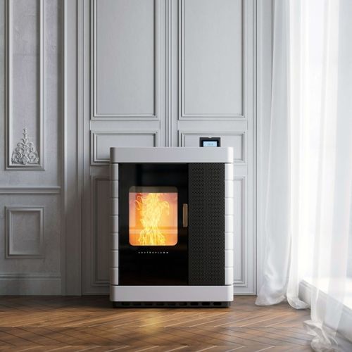 Hybrider Kaminofen - Scotty Duo - AUSTROFLAMM - Holz / Pellet / 5 kW...10 kW