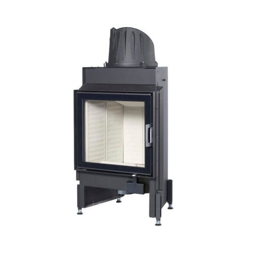 Geschlossene Feuerstelle / Holz - 55x51 K 2.0 - AUSTROFLAMM - mit 1 Sichtseite / Metall / Glas