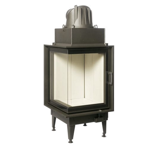 Eckkamineinsatz - 55x55x68 K 2.0 - AUSTROFLAMM - Holz / modern