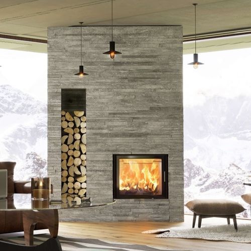 Holz-Kamineinsatz - 65x57 K 2.0 - AUSTROFLAMM - modern