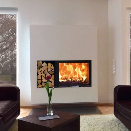 Holz-Kamineinsatz - 75x57 S 2.0 - AUSTROFLAMM - modern