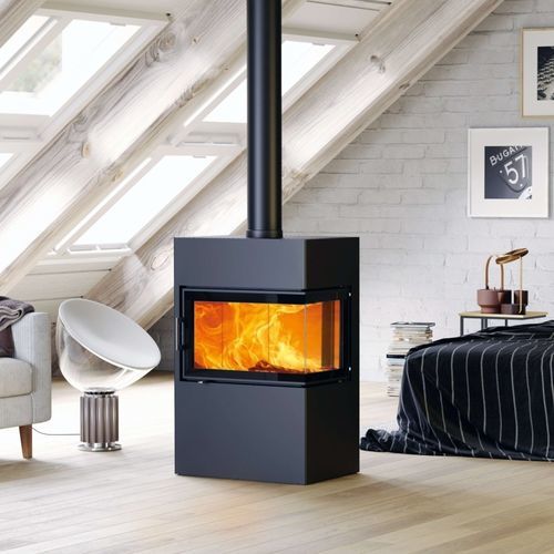 Holz-Kaminofen - Dexter 2.0  - AUSTROFLAMM - 6 kW / freistehend / Ecken