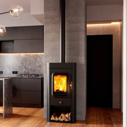 Holz-Kaminofen - Sina - AUSTROFLAMM - 6 kW / freistehend / modern