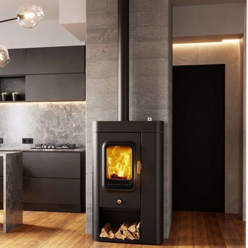 Holz-Kaminofen - Sina Xtra - AUSTROFLAMM - 6 kW / freistehend / modern