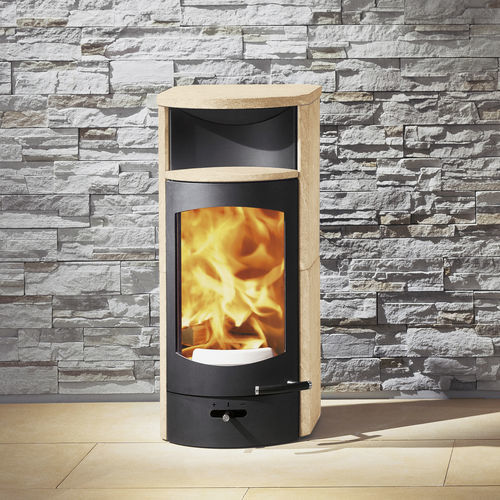 Holz-Kaminofen - Flok 2.0 - AUSTROFLAMM - 4 kW / freistehend / modern