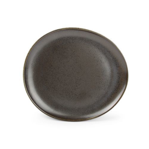 Flache-Teller - Ceres : 604598 - Fine2Dine - rund / Porzellan / schwarz