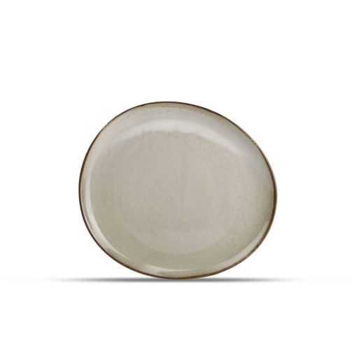 Flache-Teller - Ceres : 604650 - Fine2Dine - rund / Porzellan / grau