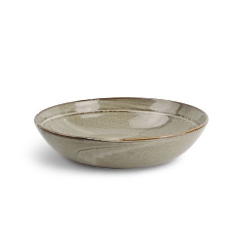 Hohler Teller - Ceres : 604654 - Fine2Dine - rund / Porzellan / grau