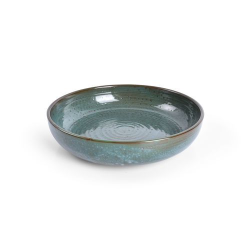 Hohler Teller - Munduk : 604316  - Fine2Dine - rund / Porzellan / grün