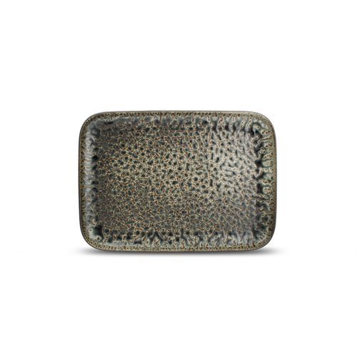 Flache-Teller - Oxido Emerald : 605041 - Fine2Dine - rechteckig / Porzellan / Motiv