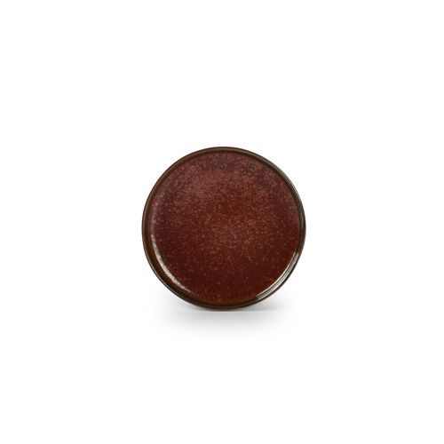 Flache-Teller - Tapa : 606700 - Fine2Dine - rund / Porzellan / rot