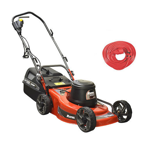 Handgeführter Rasenmäher - RATEL HEAVY DUTY - Tandem Lawn Industries - elektrisch / mit Eigenantrieb / Pick-up-Presse
