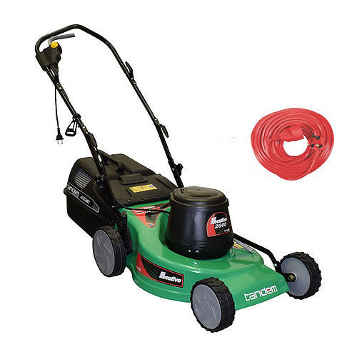 Handgeführter Rasenmäher - EXECUTIVE - Tandem Lawn Industries - elektrisch / mit Eigenantrieb / Pick-up-Presse