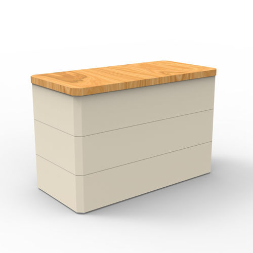 Holz-Aufbewahrungsbox - MBG103 - WOODSAKA KFT. - Aluminium