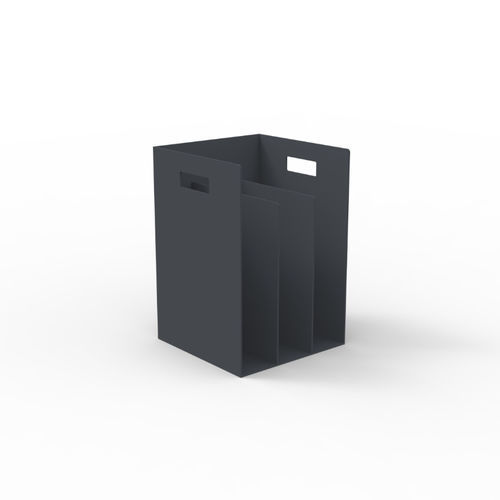 Moderner Zeitschriftenständer - RKM01 - WOODSAKA KFT. - für Privatgebrauch / für professionellen Einsatz / Aluminium