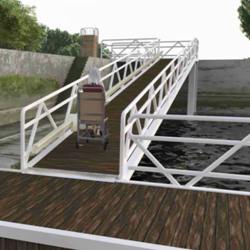 Aufzug für Gangway - Abtei Lift Group - elektrisch / schräg