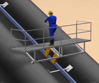 Arbeitsplattform - Pipeline - Abtei Lift Group - Wartung / für Außenbereich