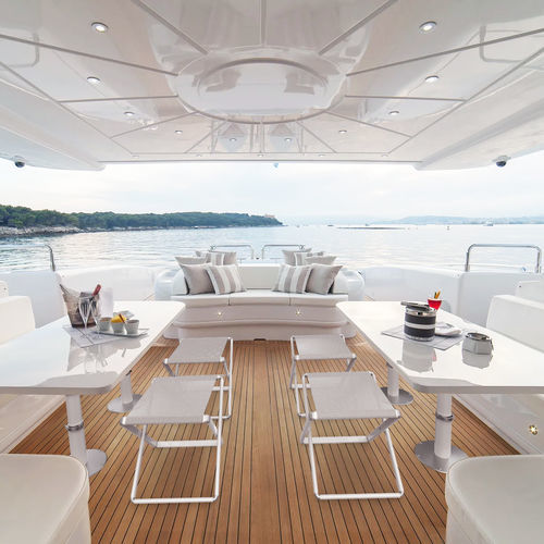 Moderner Hocker - SYLVY  - Carbon Cruising - Stoff / Gestell aus Aluminium / Gestell aus Kohlefaser