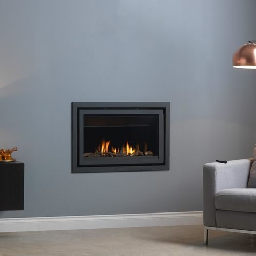 Gaskamin - 70 Slim Line - thermoCet International BV - eingebaut / für Wandmontage / Einseitig