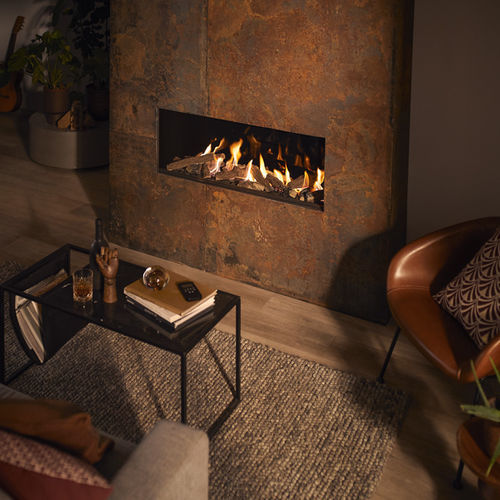 Gaskamin - Trimline 100 Front - Trimline Fires - Einbau / für Wandmontage / Einseitig