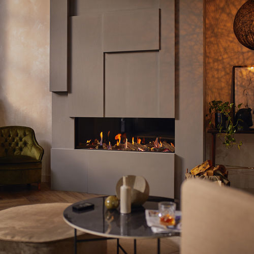 Gaskamin - Trimline 120 Front - Trimline Fires - Einbau / für Wandmontage / Einseitig