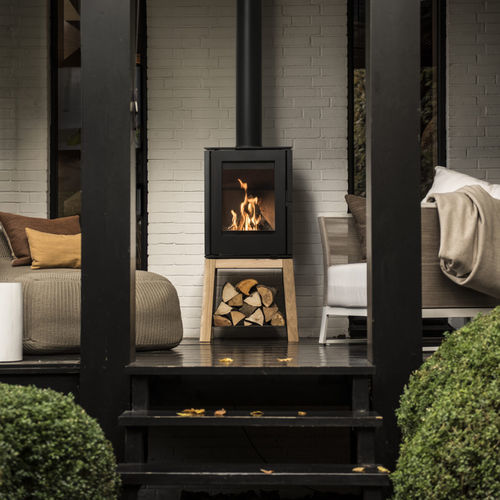 Holz-Kaminofen - Woody Loft - Trimline Fires - 5 kW...10 kW / 0 - 5 kW / freistehend