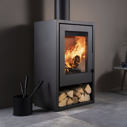 Holz-Kaminofen - Woody Air 6 - Trimline Fires - 5 kW...10 kW / 0 - 5 kW / Multibrennstoff