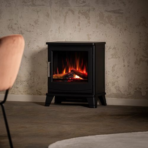 Elektrischer Kaminofen - Trimline Solano - Trimline Fires - Multibrennstoff / freistehend / modern