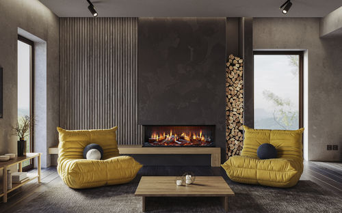 Elektrokamin - Trimline iX13 Solus - Trimline Fires - Einbau / wandmontiert / für Wandmontage