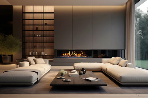 Elektrokamin - Trimline iX18 Solus - Trimline Fires - Einbau / wandmontiert / für Wandmontage
