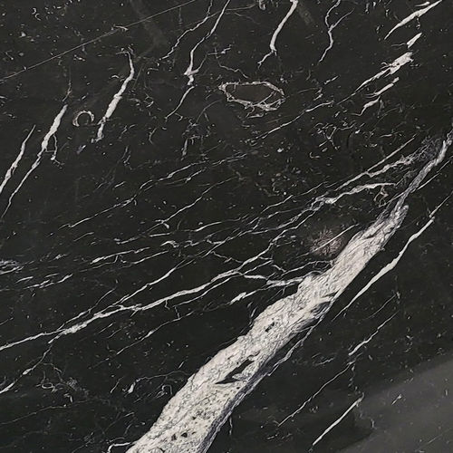 Marmor-Natursteinplatte - NEGRO MARQUINA - MARMOMAR SPAIN - für Küche / für Innenausbau / für Wand